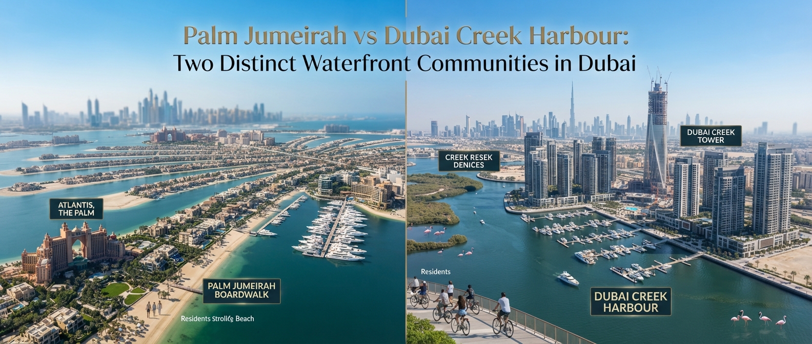 Palm Jumeirah vs Dubai Creek Harbour